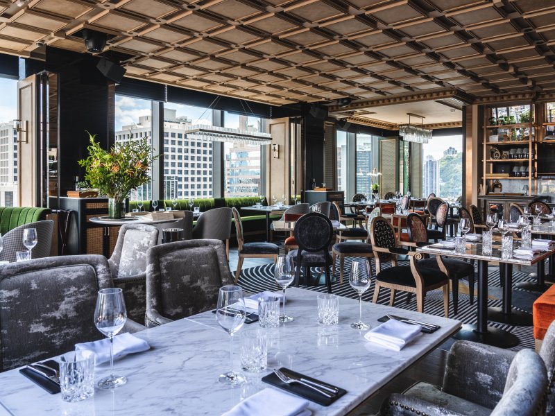 Aria, Lan Kwai Fong, Central Boasting a panoramic view spanning